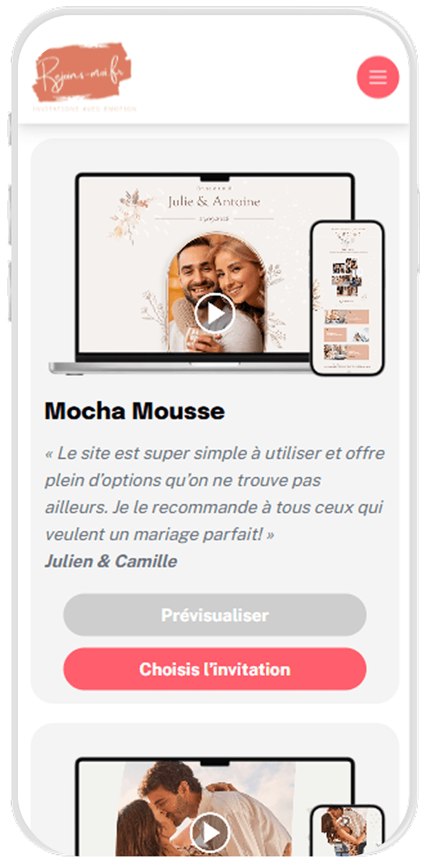 Telefon invitație QR